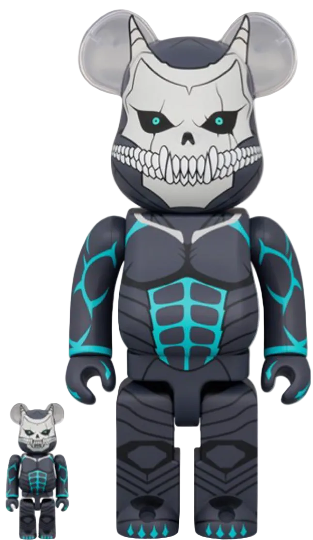 Bearbrick Kaiju No. 8 100% & 400% Set